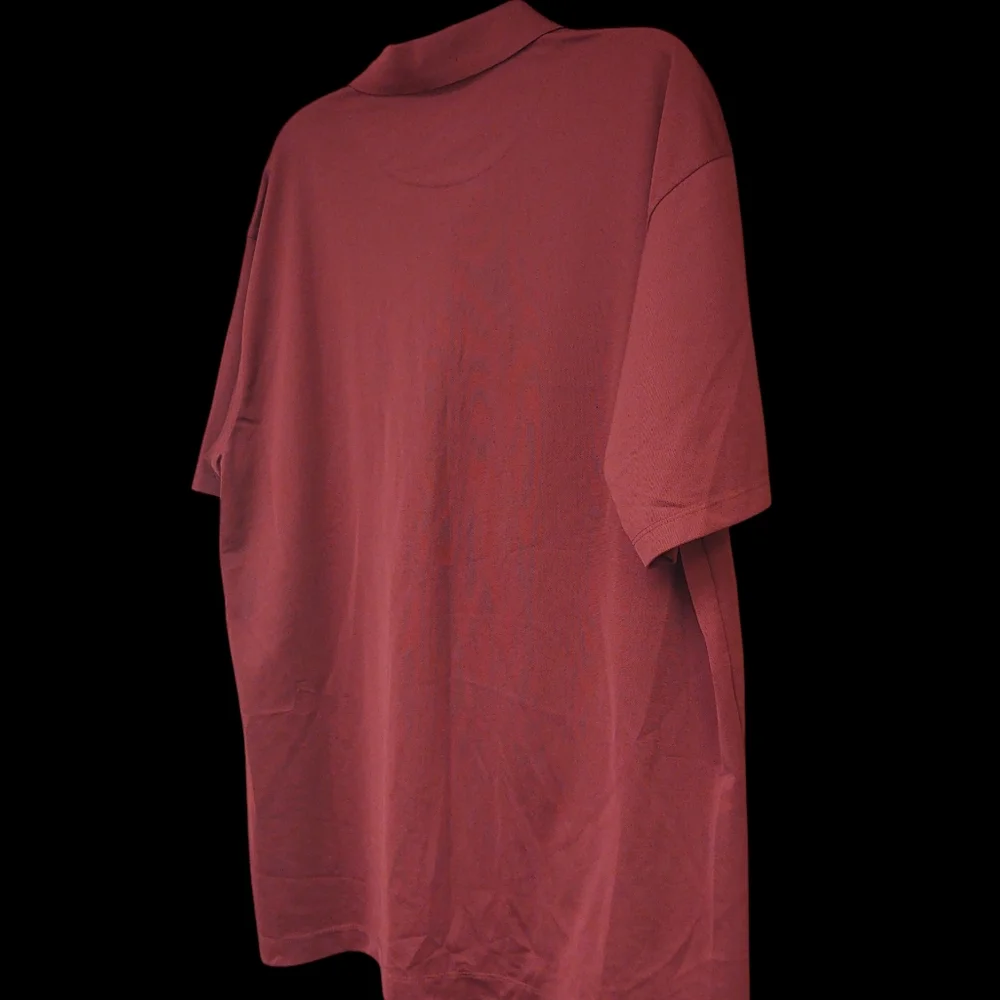 EUC Men's Nike Golf Dri-Fit Rust Polo Shirt (Captain Morgan) Size XL